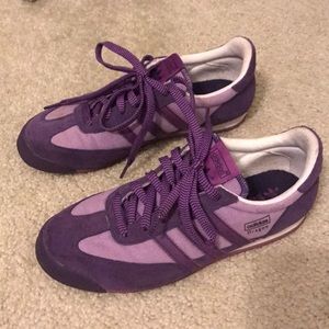 Purple Adidas Sneakers